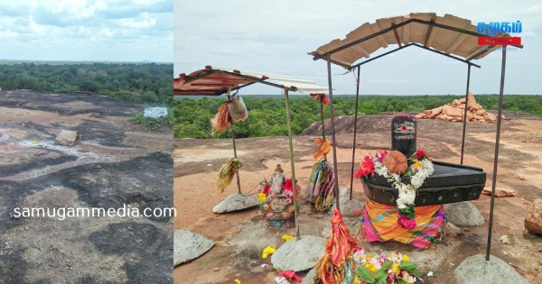 வெடுக்குநாறிமலை ஆதிலிங்கேஸ்வரர் விக்கிரகங்களை மீண்டும் பிரதிஷ்டை செய்ய தொல்லியல் திணைக்களம் தடை! samugammedia 